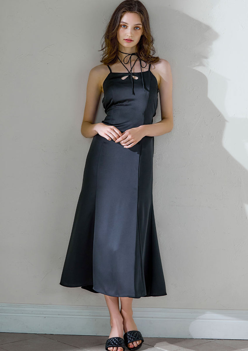 Cut out ribbon camisole dress – Riu