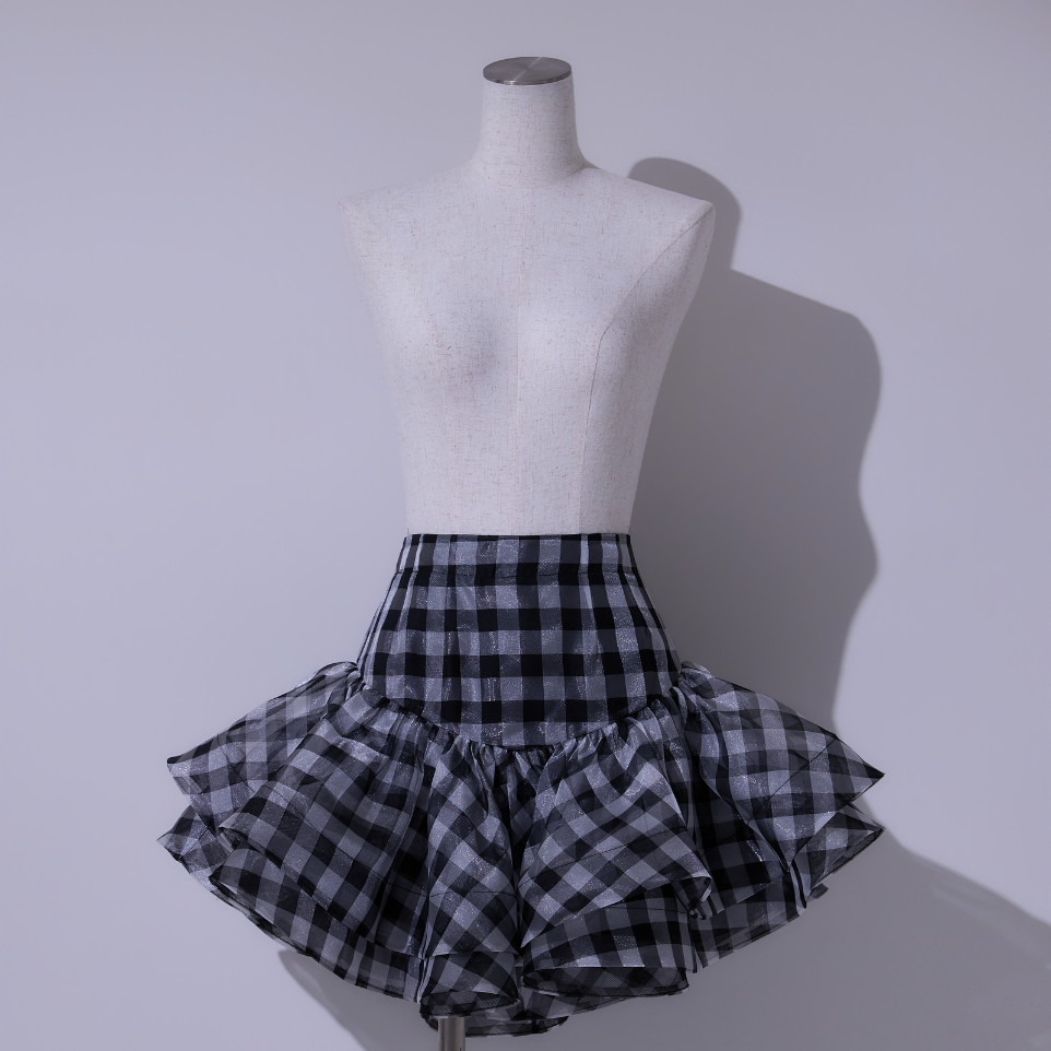 Volée Check Mini Skirt