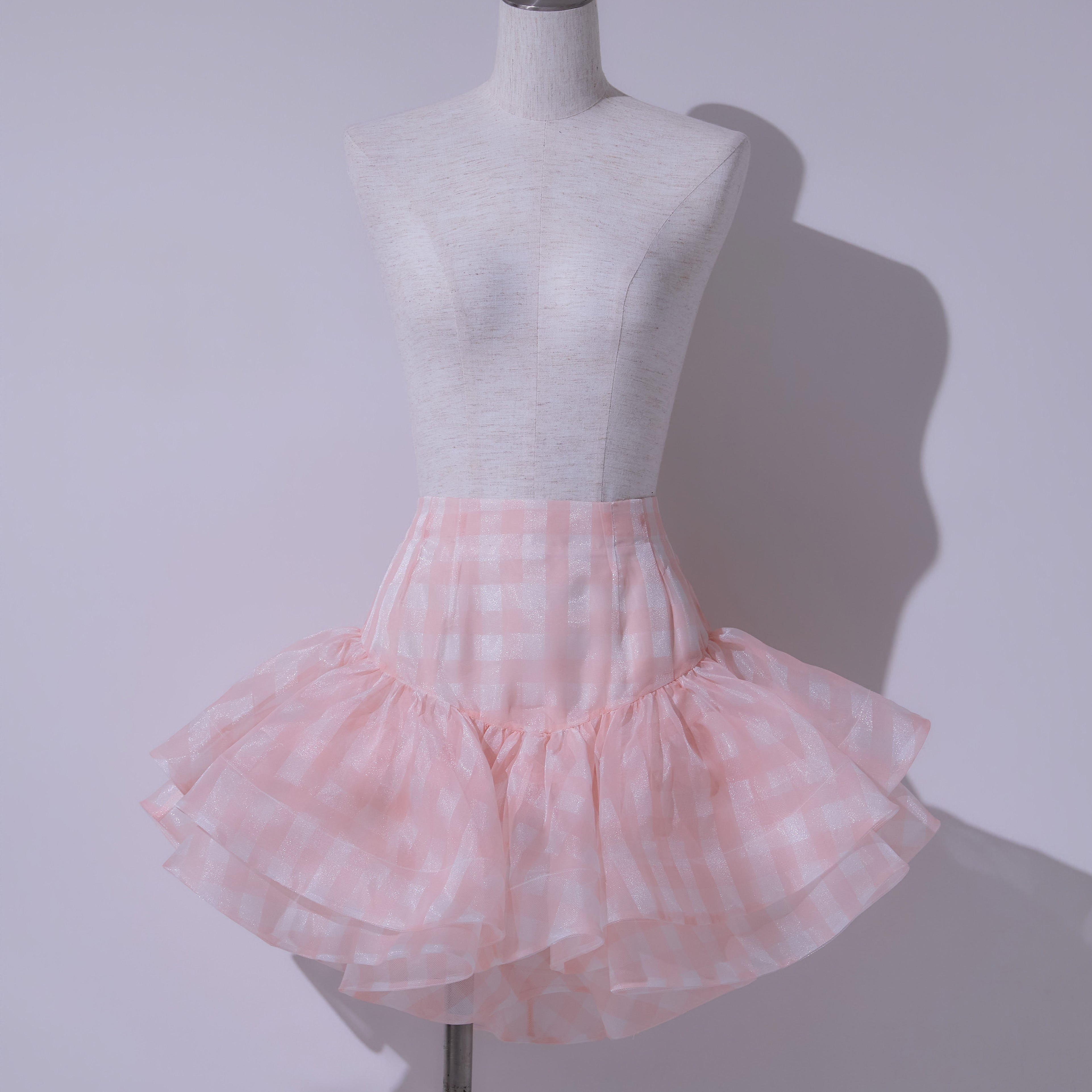 Volée Check Mini Skirt