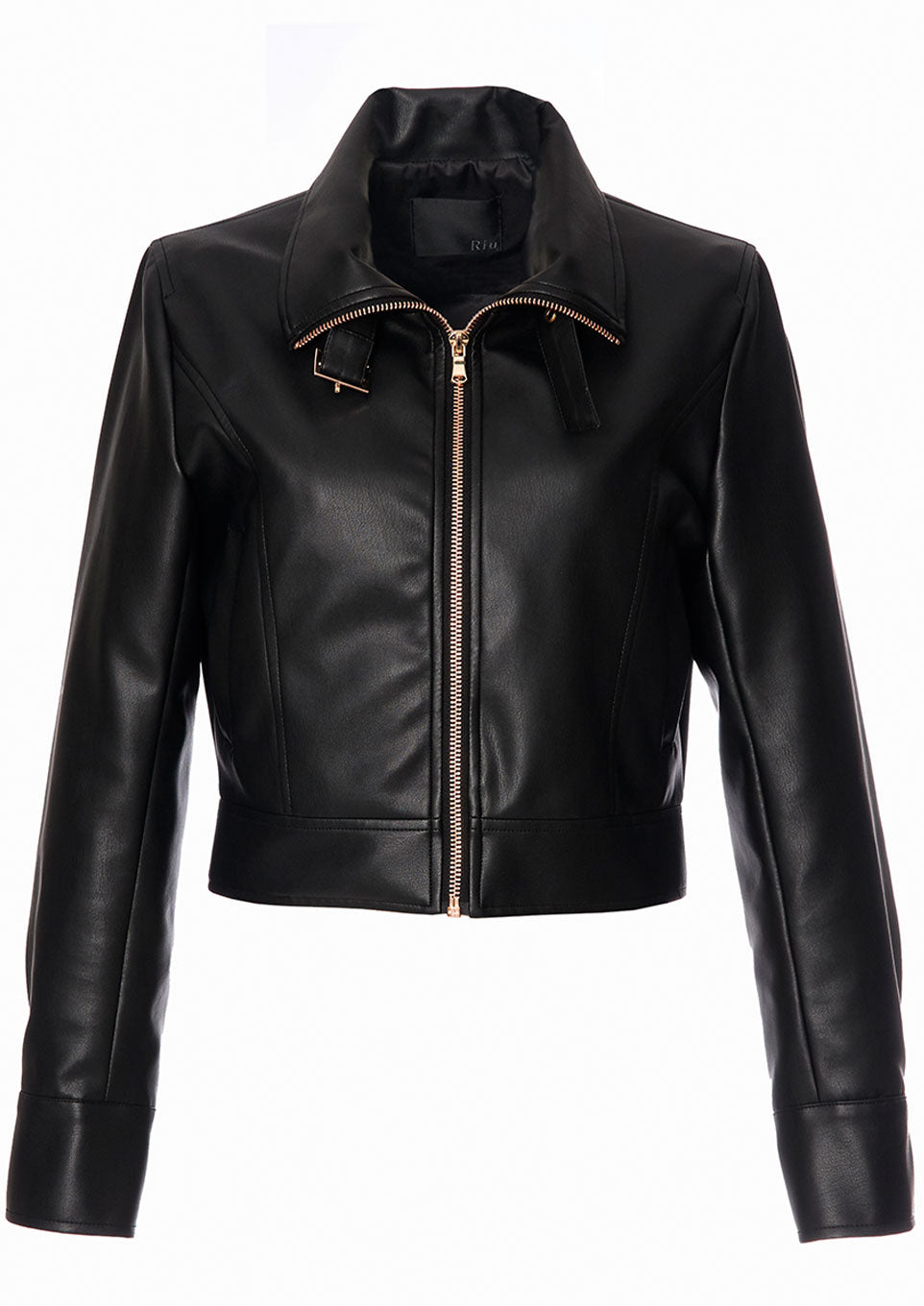 Riu riu 黒 レザージャケット Faux leather jacket Riu riu 黒 レザージャケット Faux leather jacket ジャケット