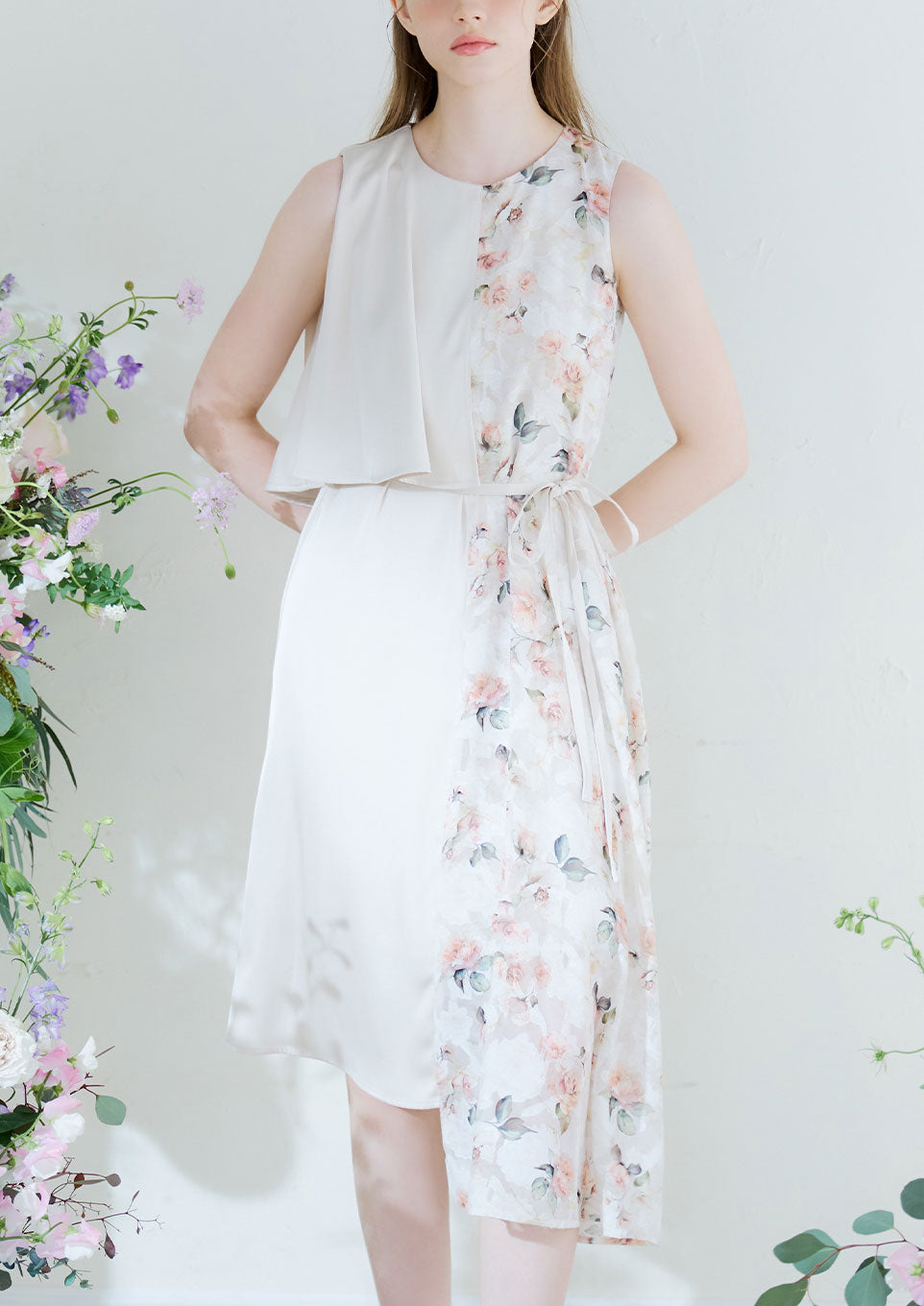 Flower&marble dress – Riu