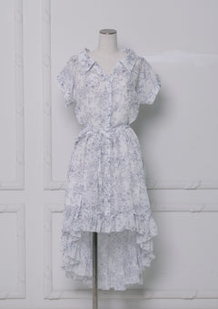 Toile de Jouy Tail Dress