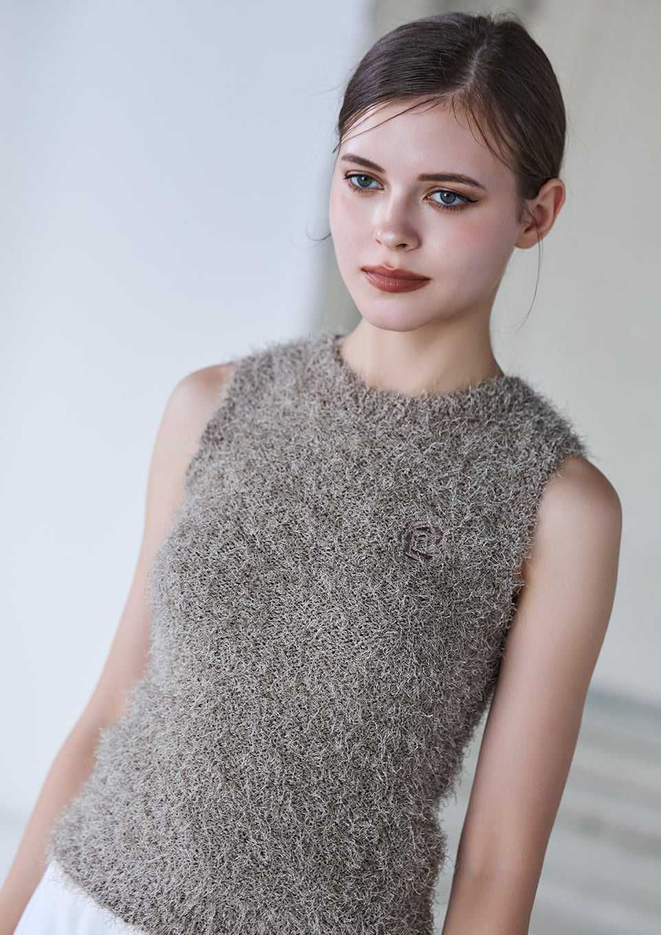 最終値下げRosy Luce SHAGGY KNIT ニットジャケット ROSY LUCE カーディガン シャギーニットカーディガン レディース