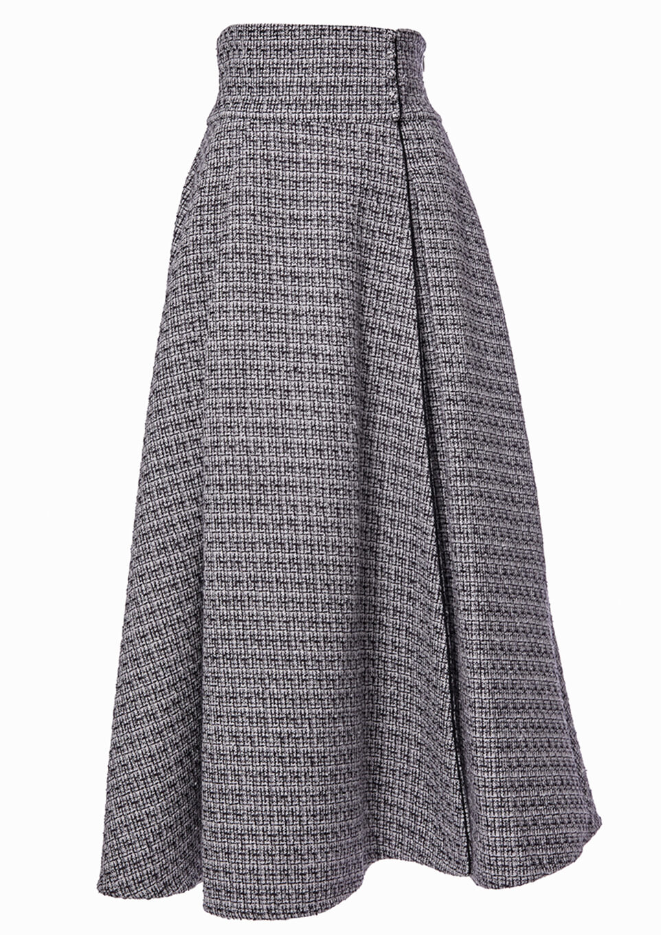 Tweed volume tack skirt – Riu 