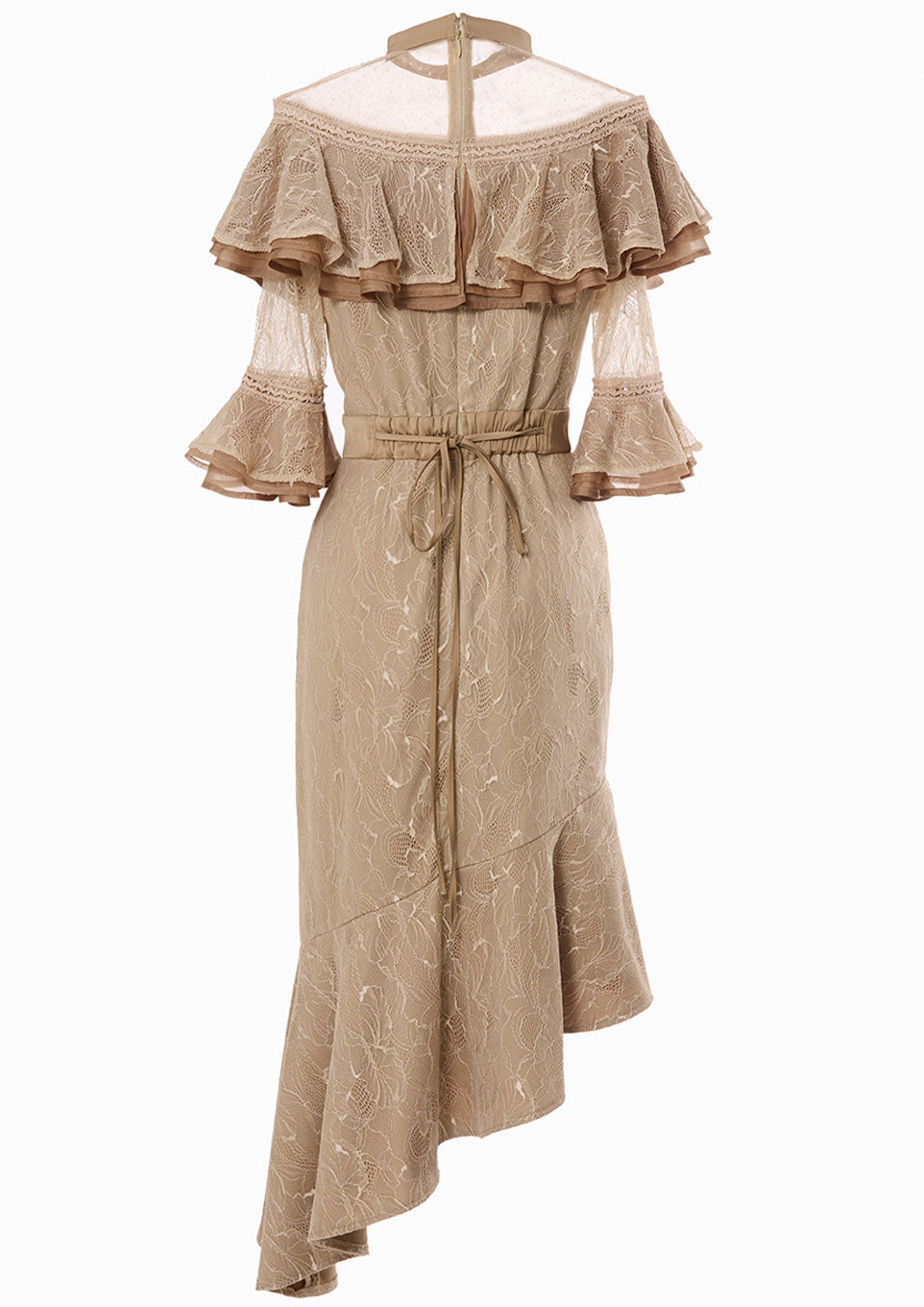 Lace asymmetry hem dress – Riu