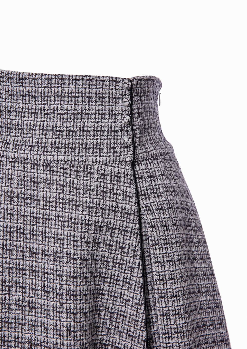 Tweed volume tack skirt – Riu 