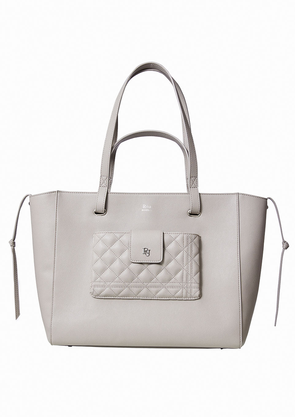 Synthetic leather tote bag