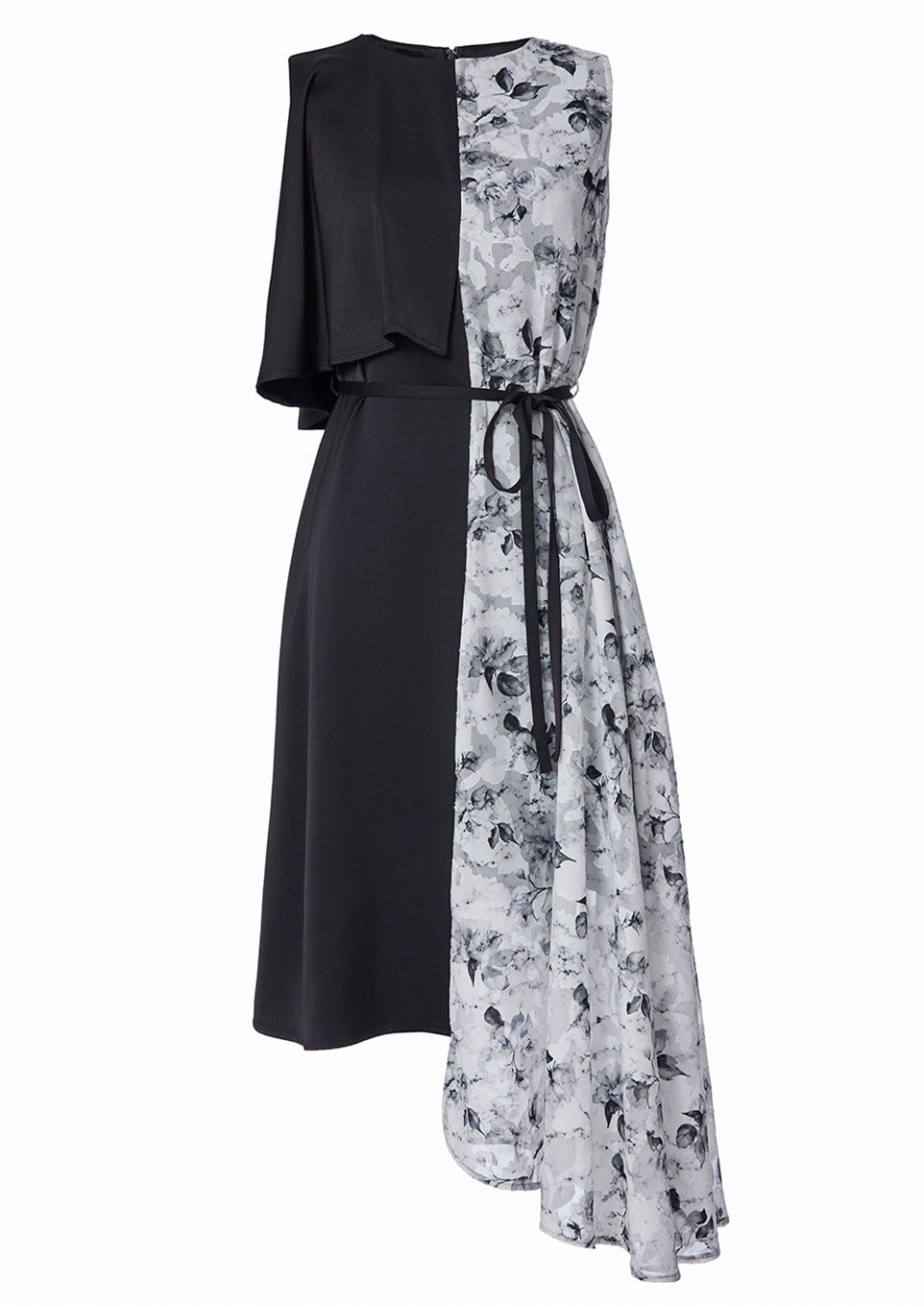 ワンピース Riu flower&marble dress Riu Flower&marble dress Black