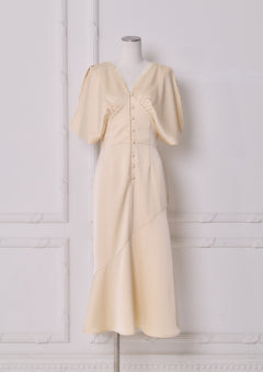 Drape Satin Dress