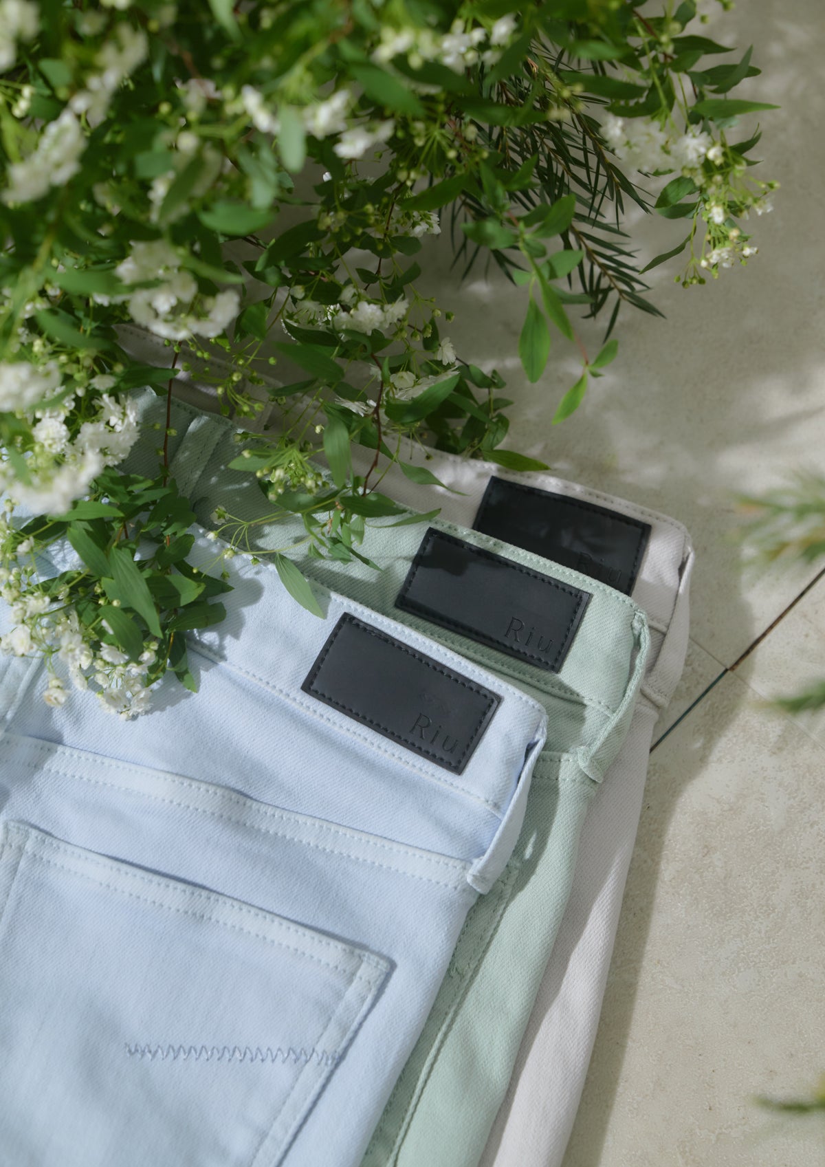 Stretch Flare Denim Pants