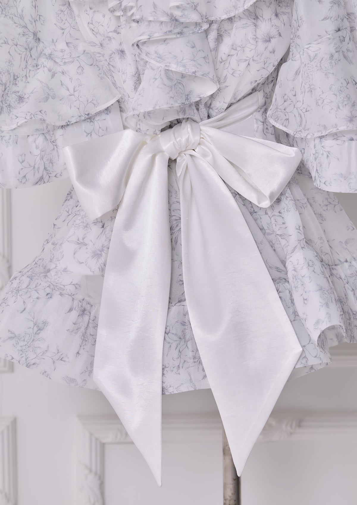 Toile de Jouy Ruffle Tops