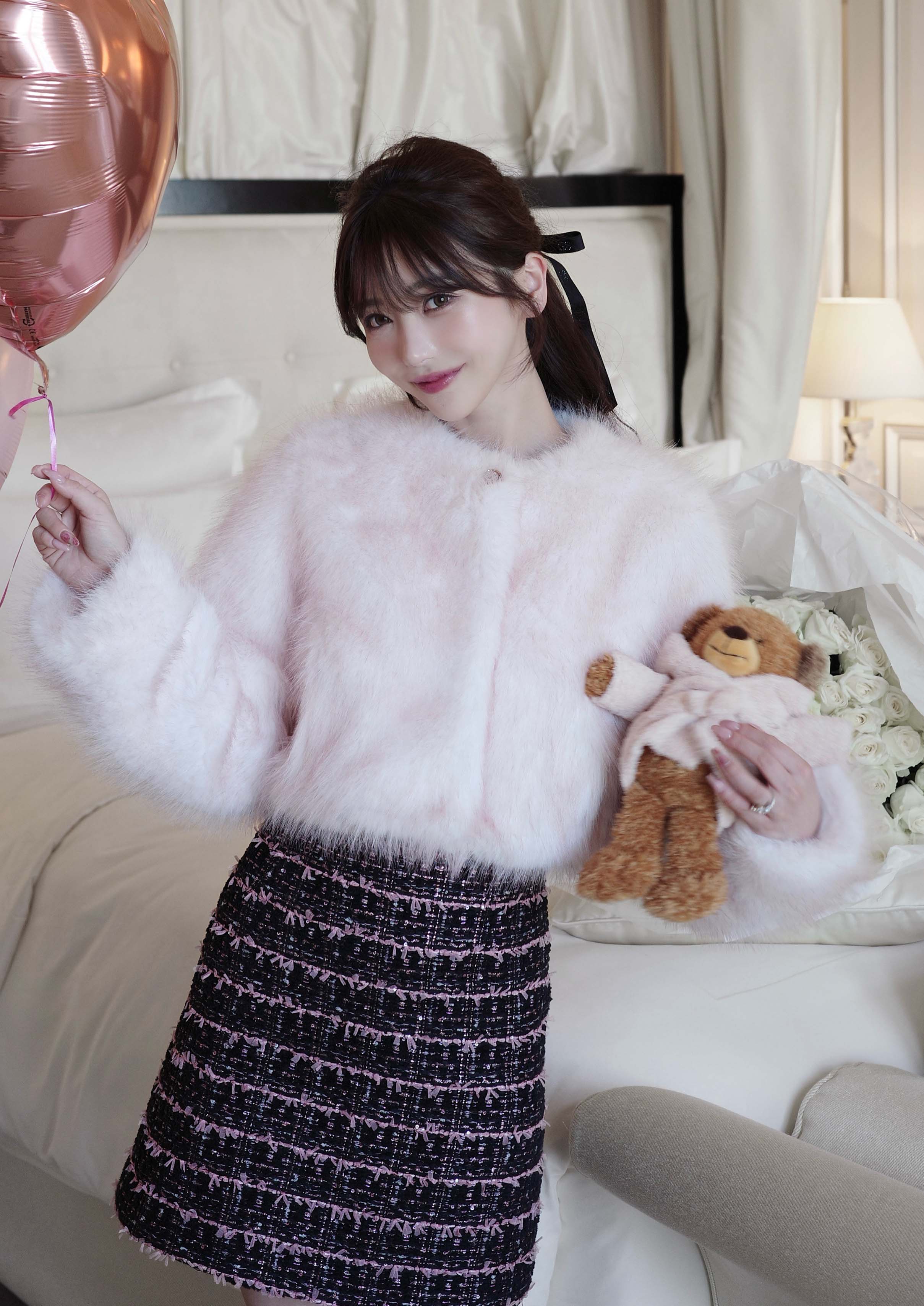 riu ボアコート Fur short coat – Riu
