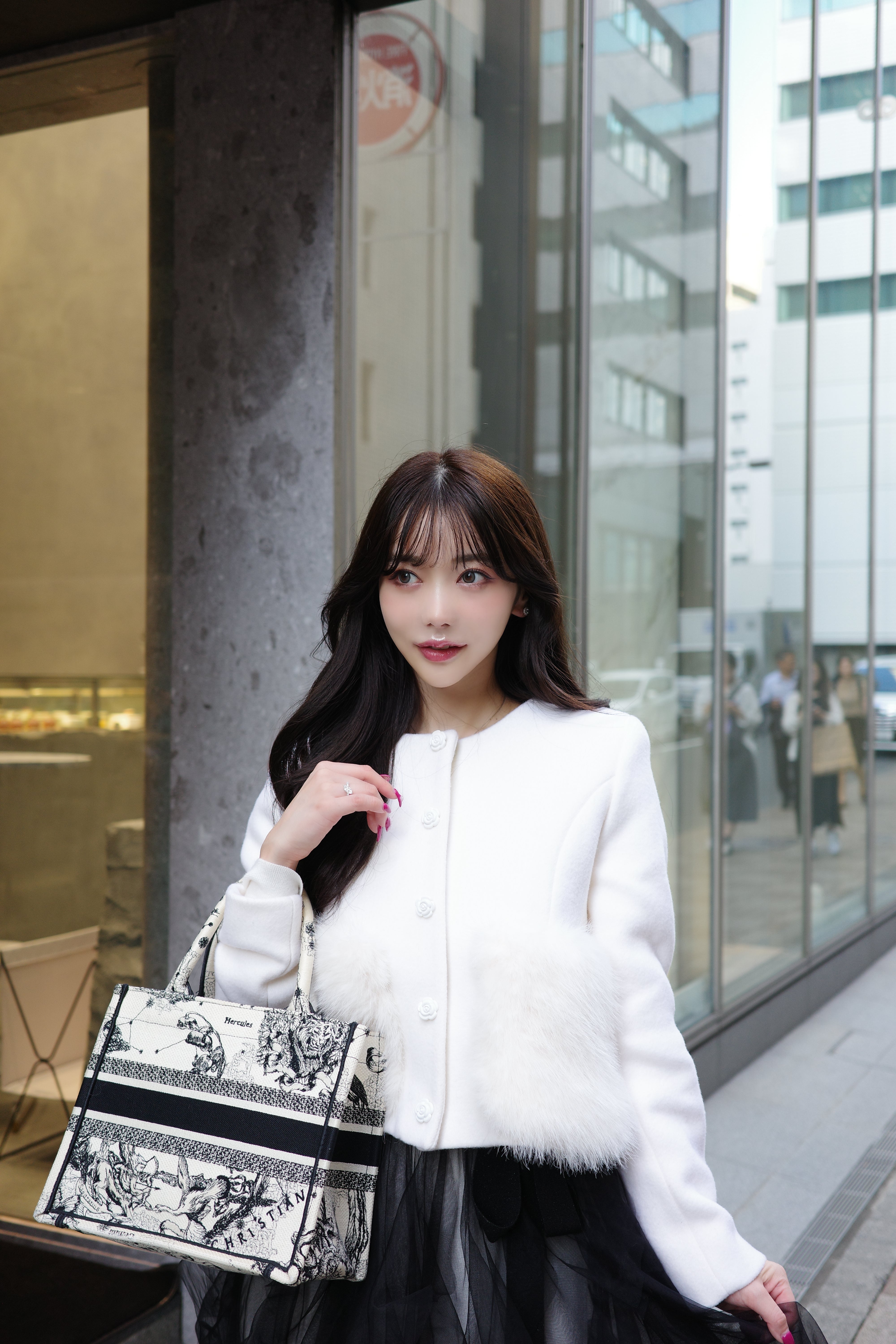 Rose no collar jacket – Riu