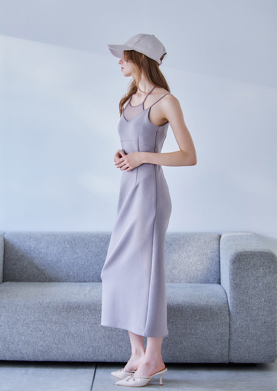 ワンピース riu 2way ribbon camisole dress 2way shoulder ribbon cami o/p – BUNNY APARTMENT