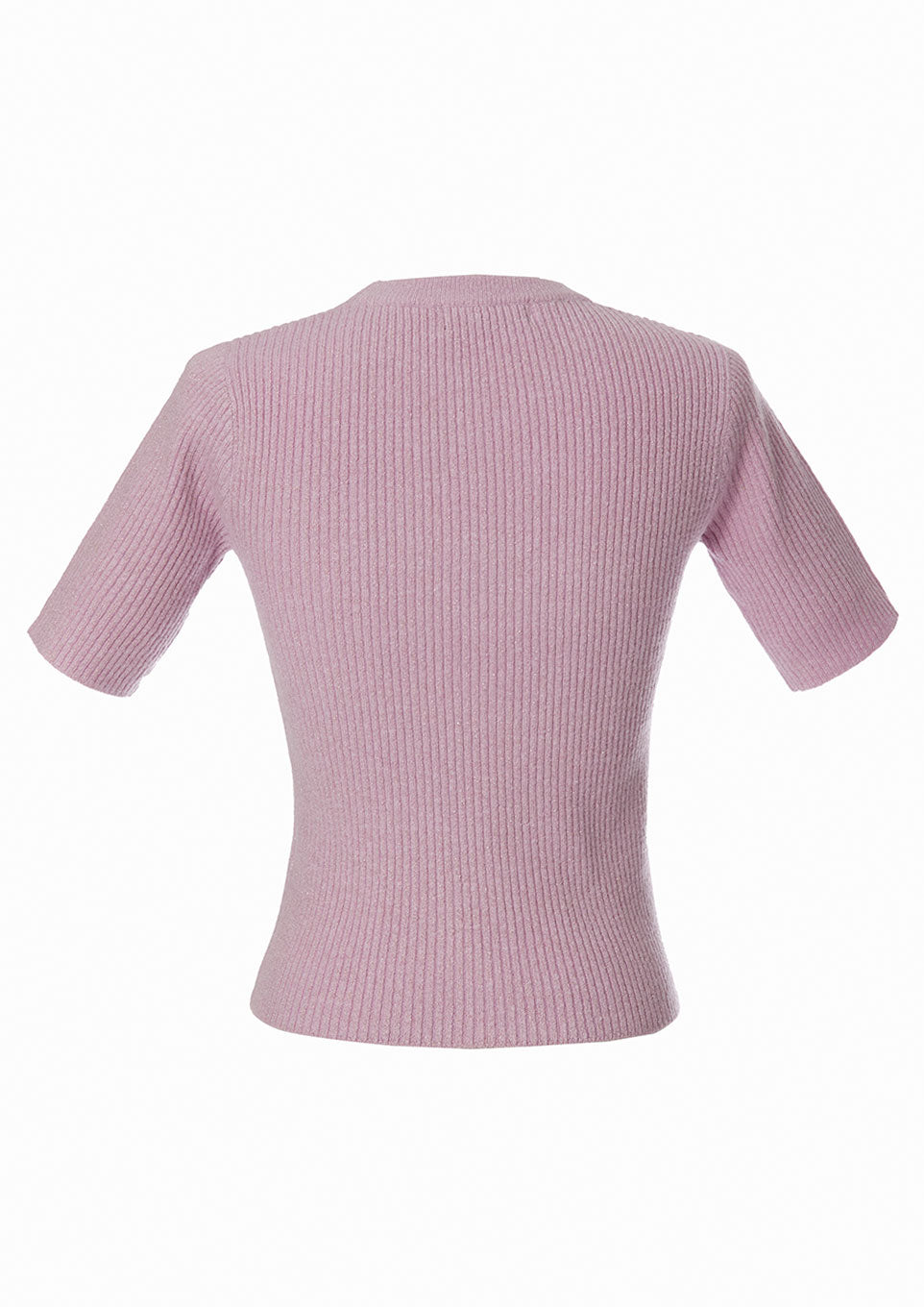 Half sleeve rib knit