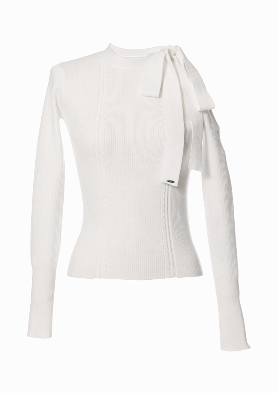 Ribbon tie rib knit – Riu