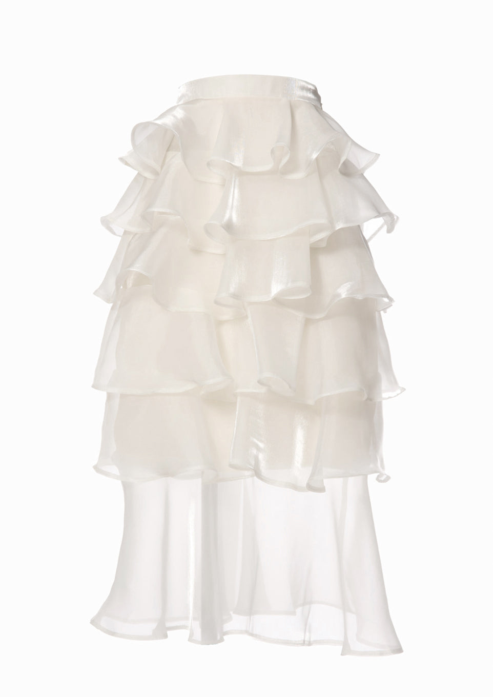 スカート Cocktail organdy tiered skirt riu Cocktail organdy tiered skirt – Riu