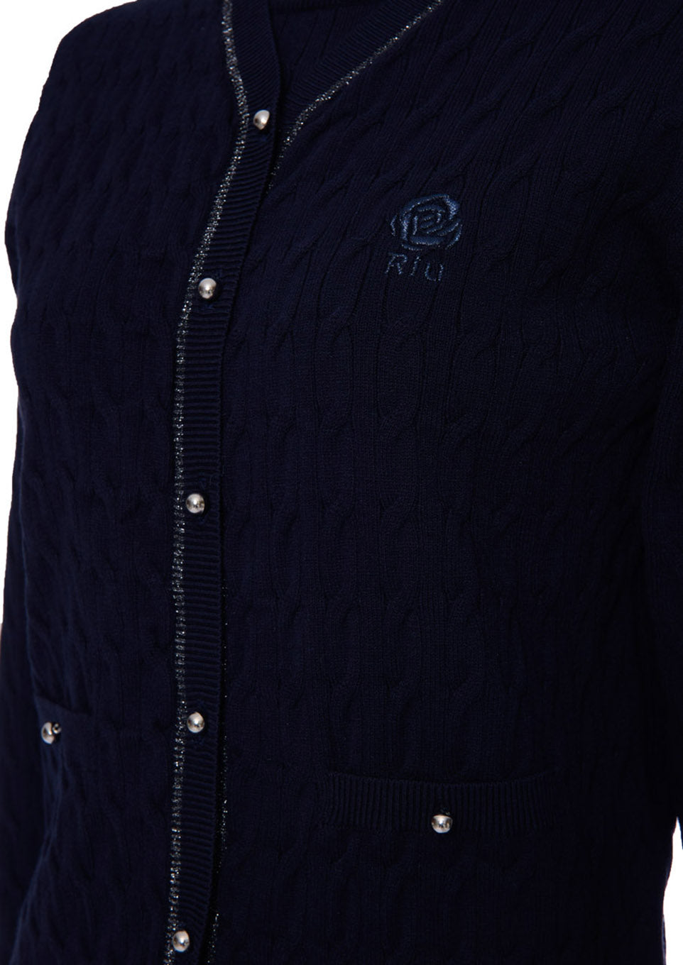 【公式ショップ】 Rose cable cardigan knit – Riu ジャケット・アウター
