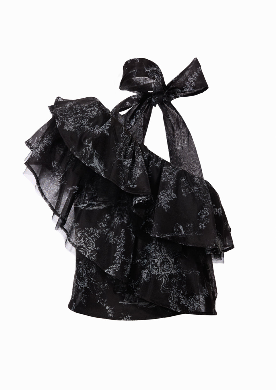 トップス riu Ribbon one shoulder tops riu Ribbon one shoulder tops