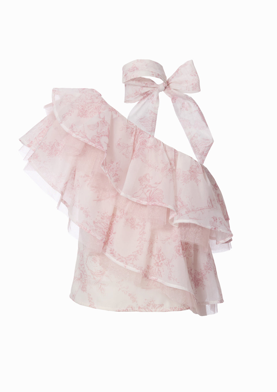 トップス riu Ribbon one shoulder tops riu Ribbon one shoulder tops