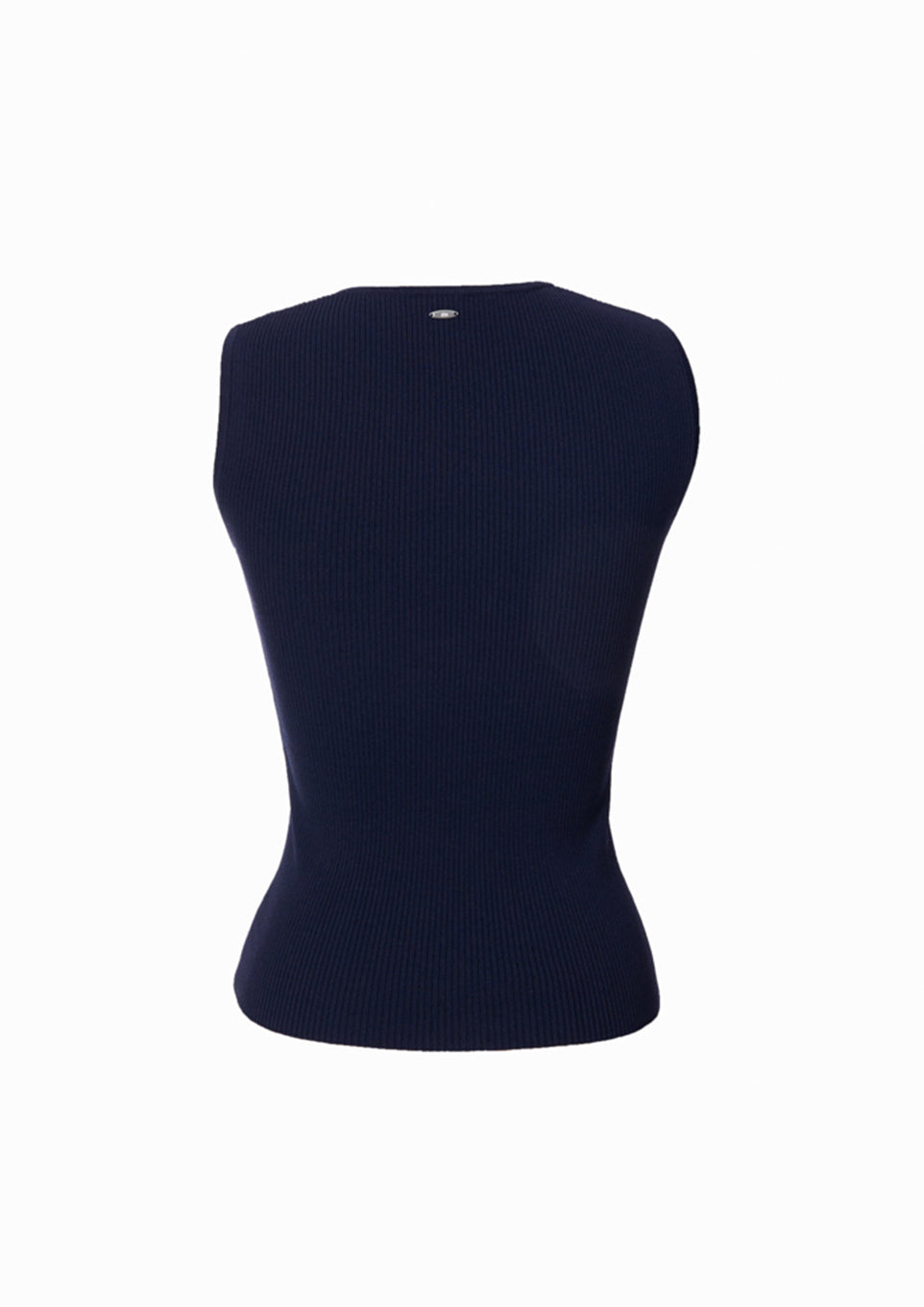Heart neck rib knit tops – Riu