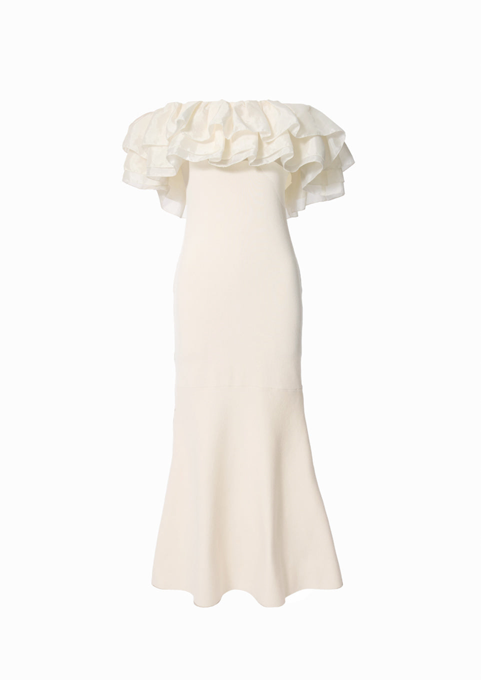 Tiered off shoulder knit dress – Riu