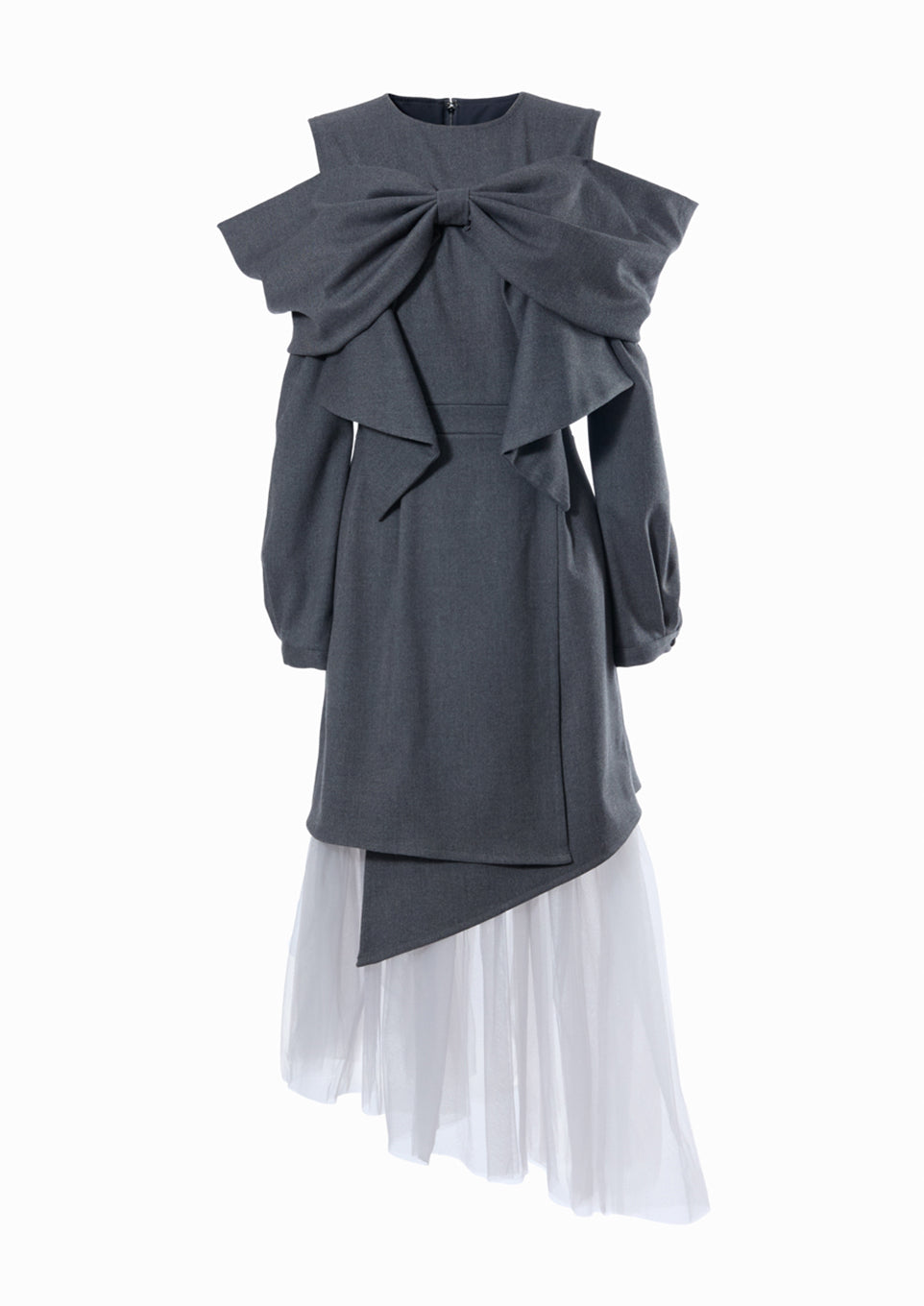 Tulle docking ribbon dress – Riu