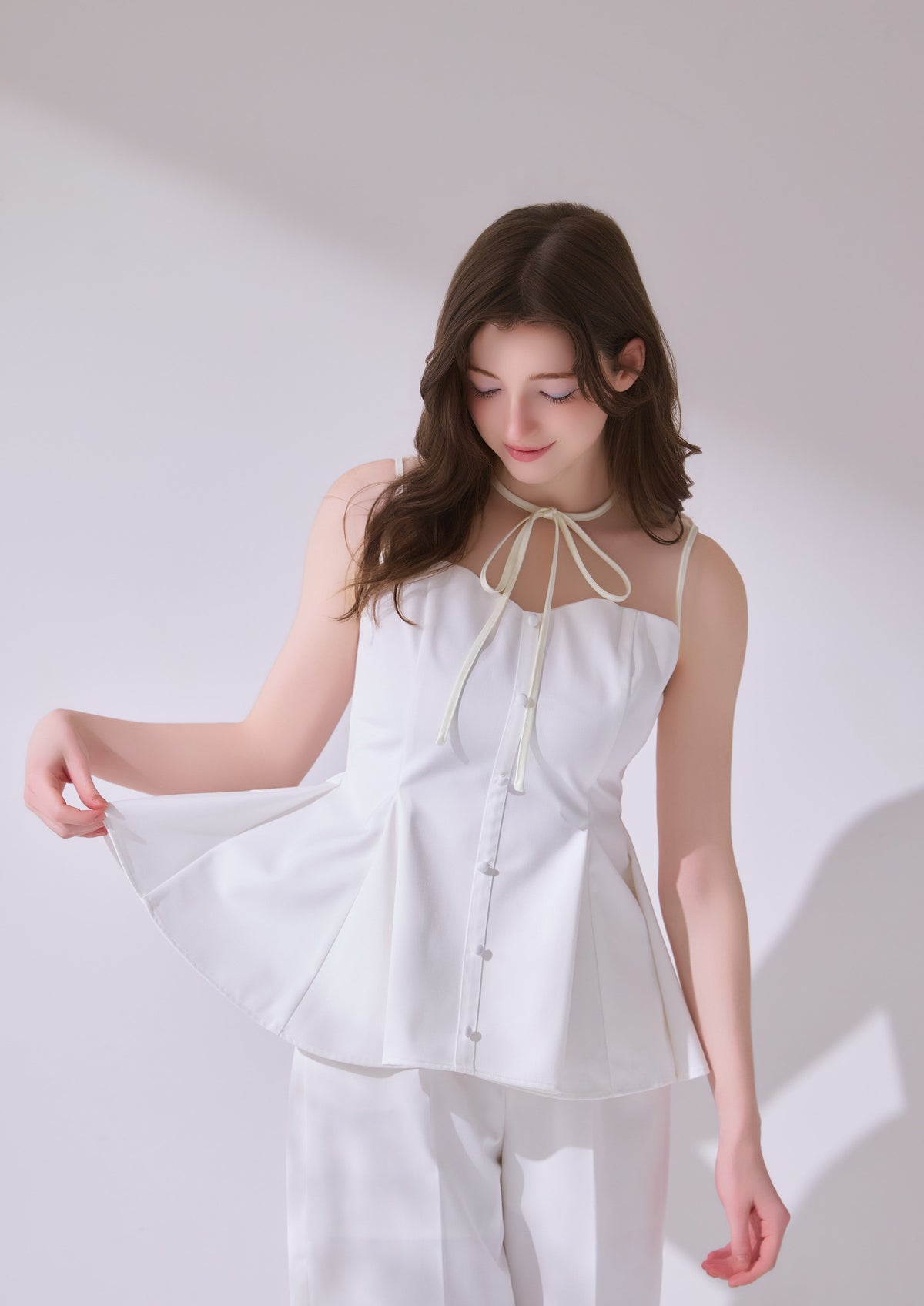 Sheer Peplum Tops
