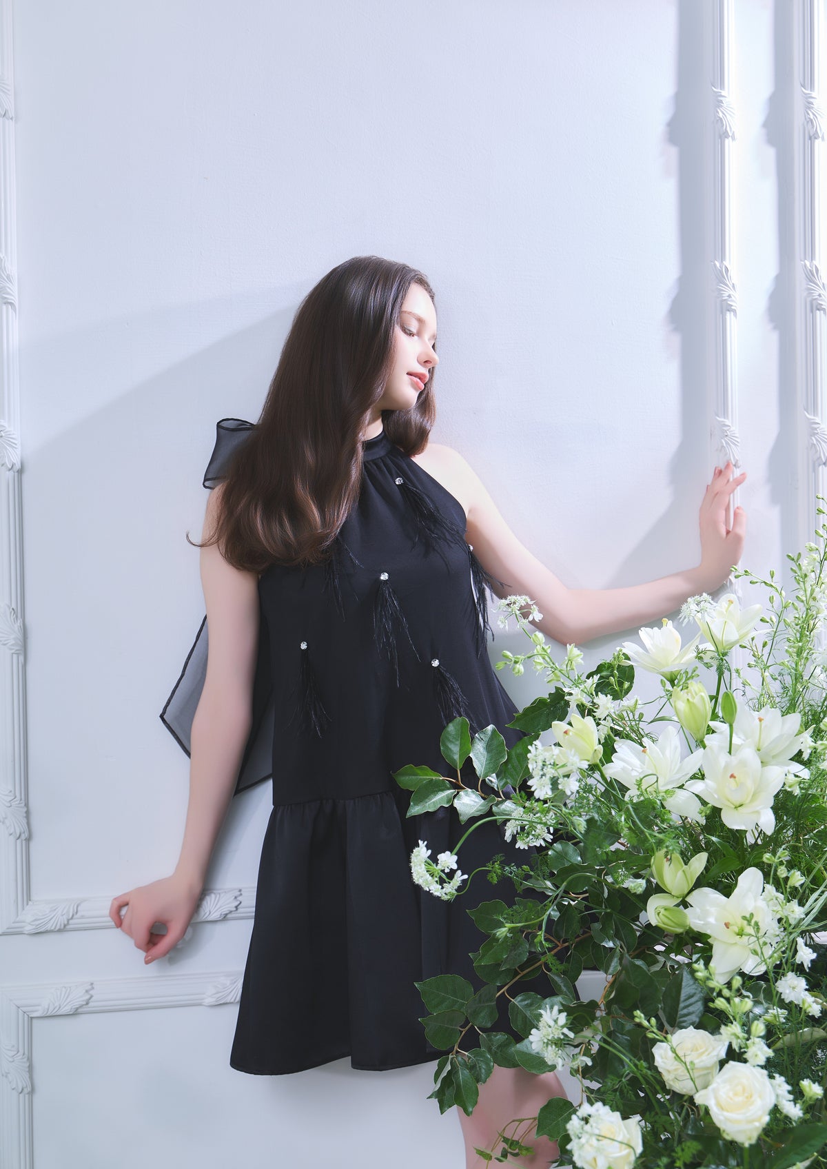 Plume Bijou Mini Dress