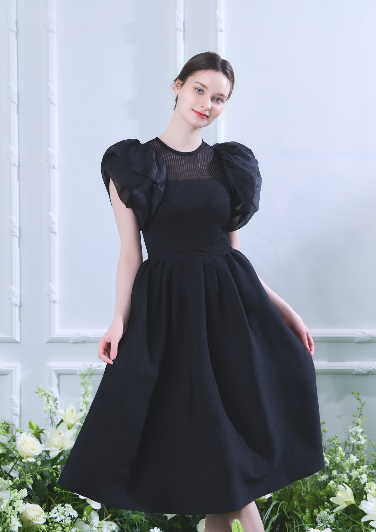 Airy Puff Dress