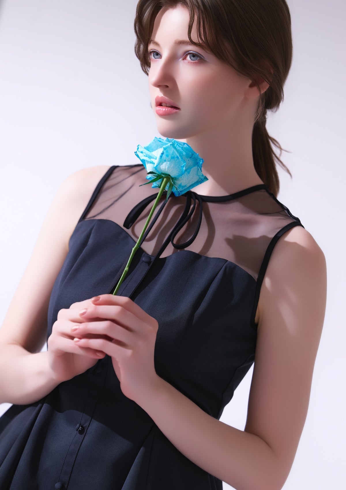 Sheer Peplum Tops