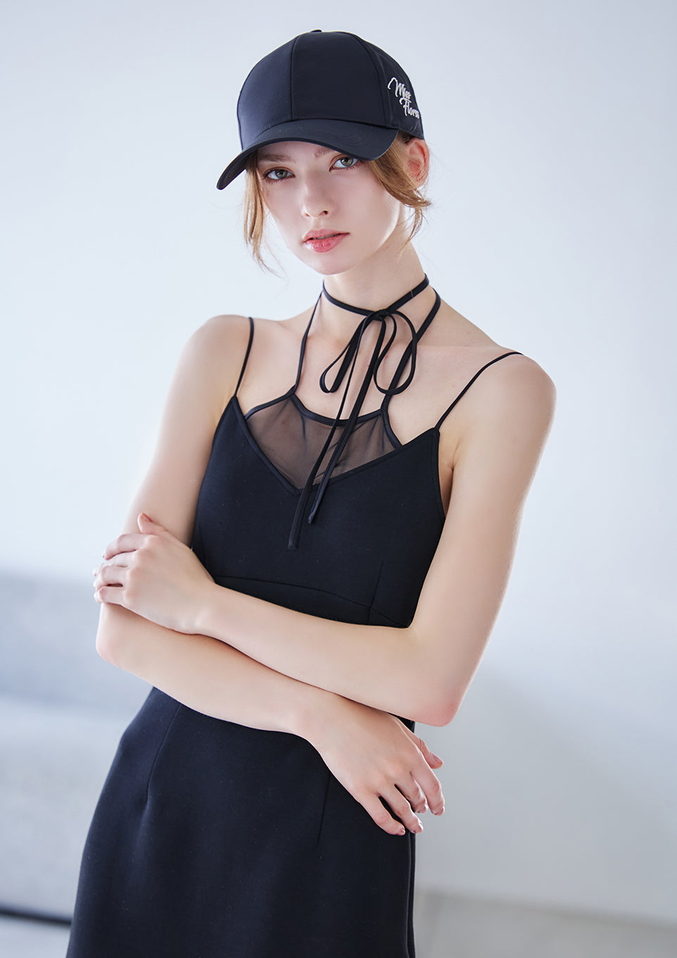 Sheer layered camisole dress – Riu