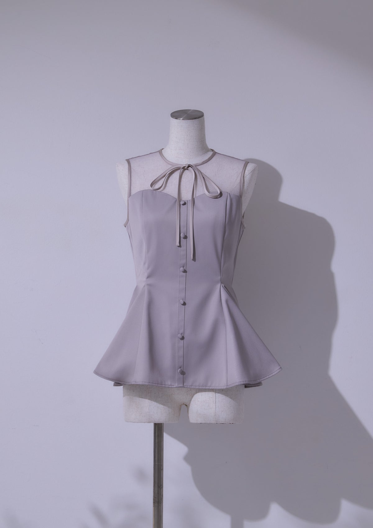 Sheer Peplum Tops