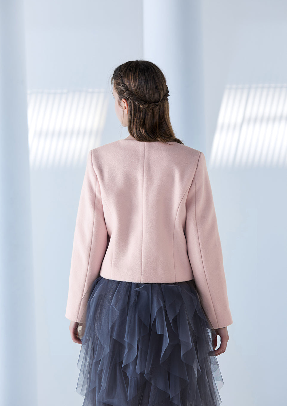 Rose no collar jacket – Riu