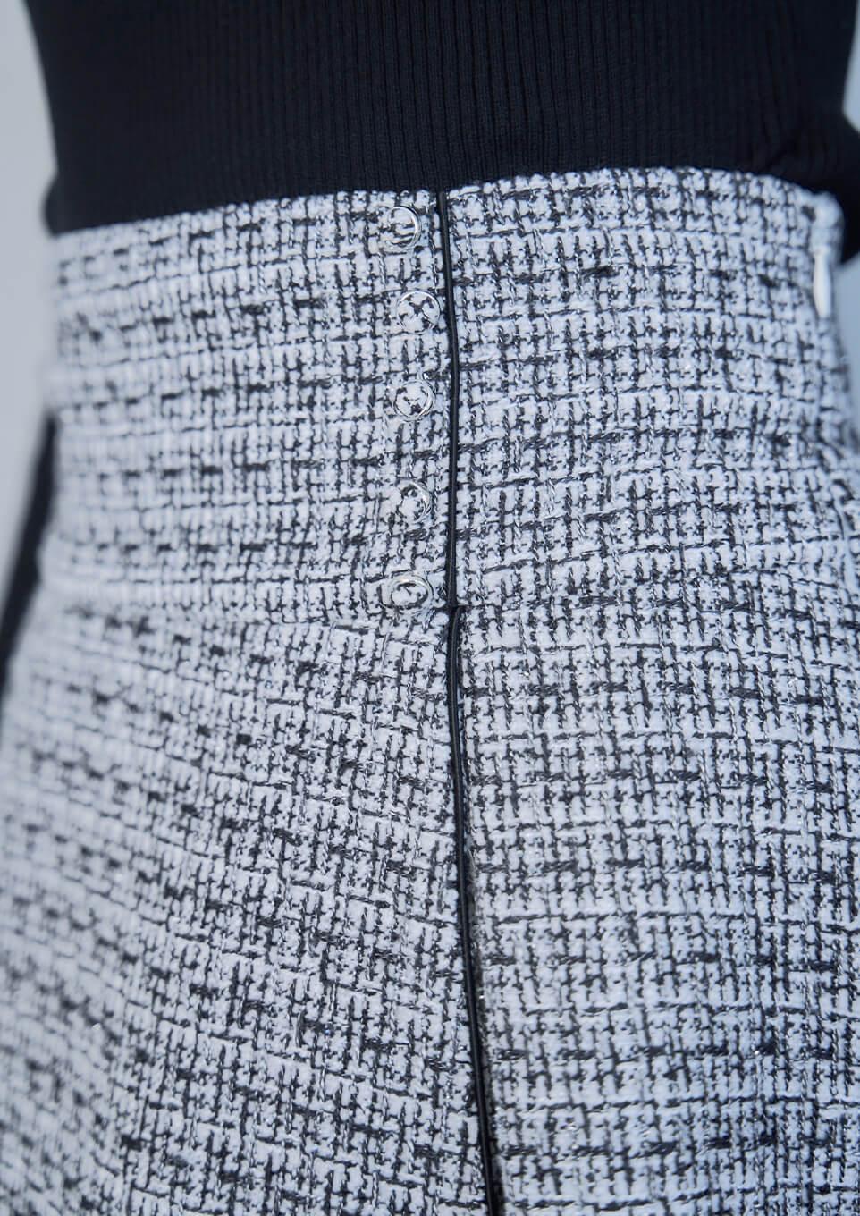 Tweed volume tack skirt – Riu 