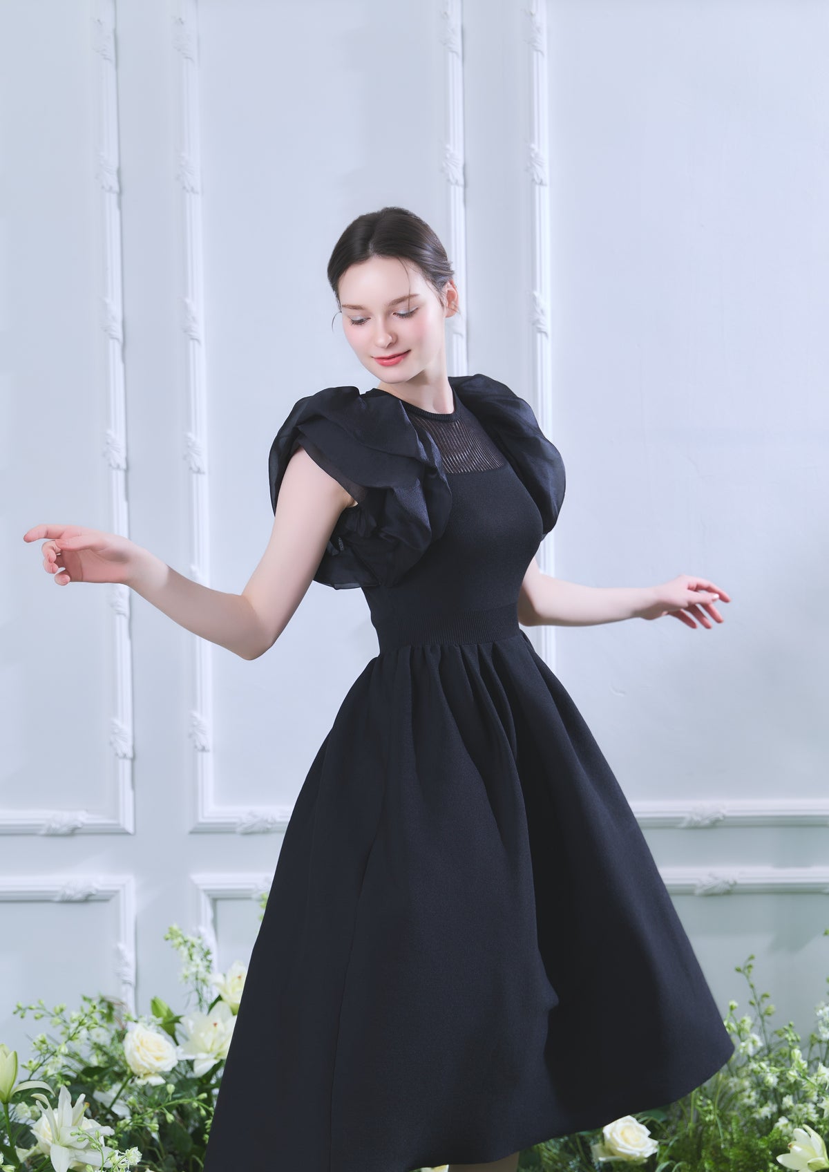 Airy Puff Dress
