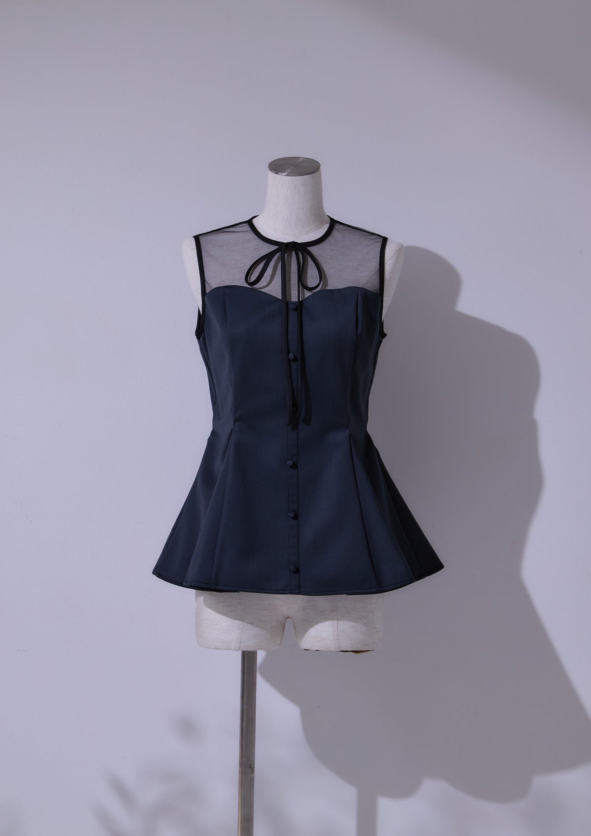 Sheer Peplum Tops