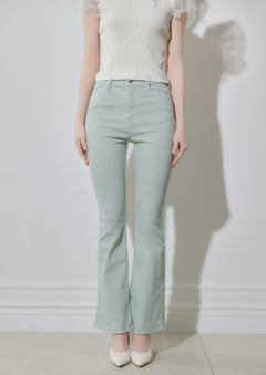 Stretch Flare Denim Pants