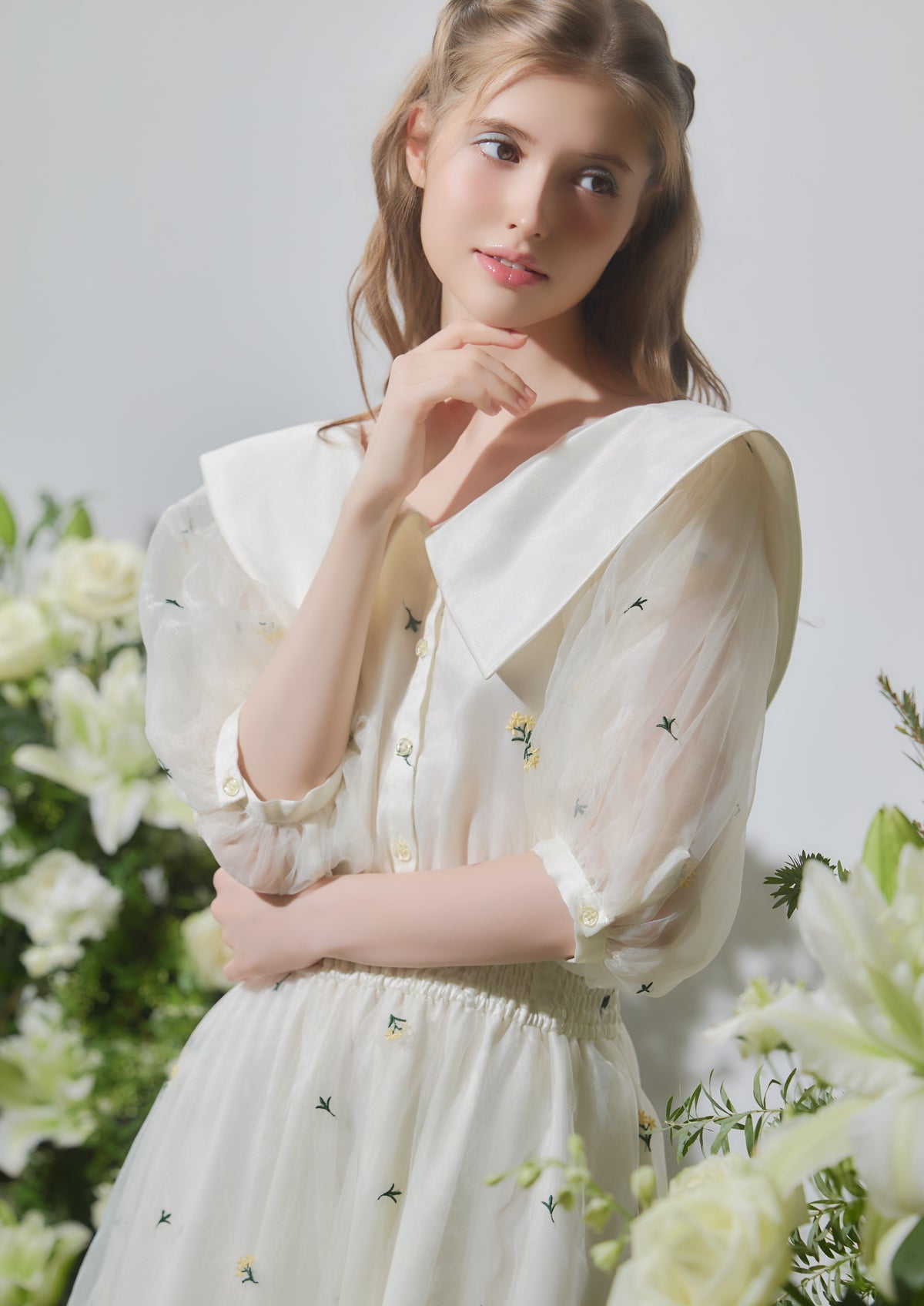 Blooming Organza Dress