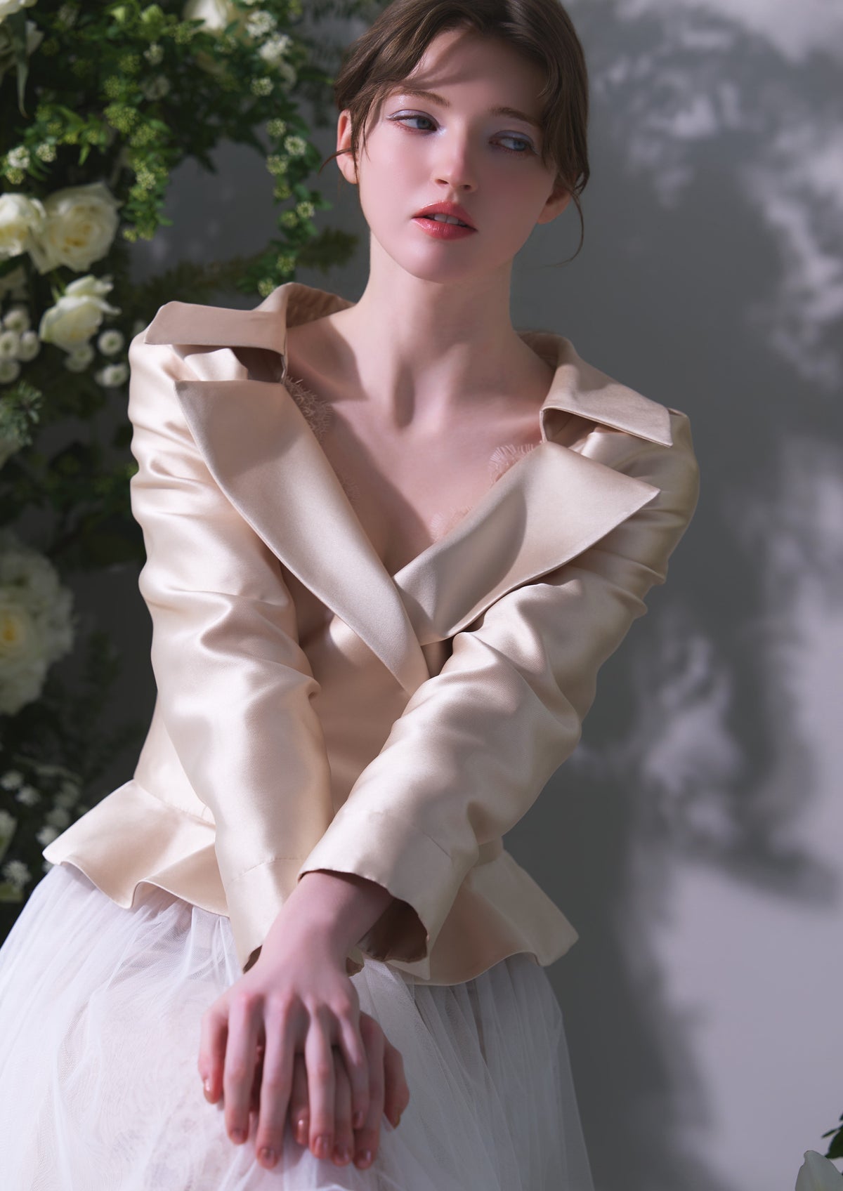 L’Oiseau peplum jacket