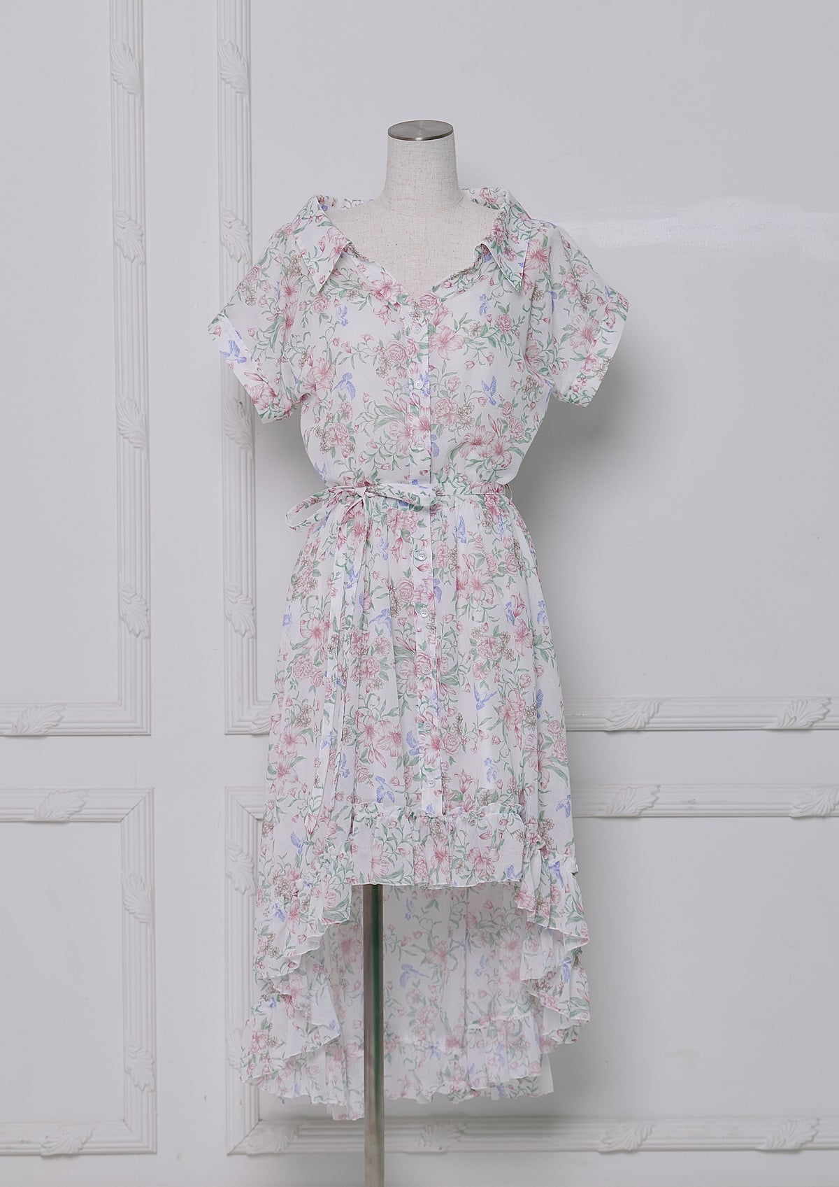 Toile de Jouy Tail Dress