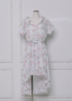 Toile de Jouy Tail Dress