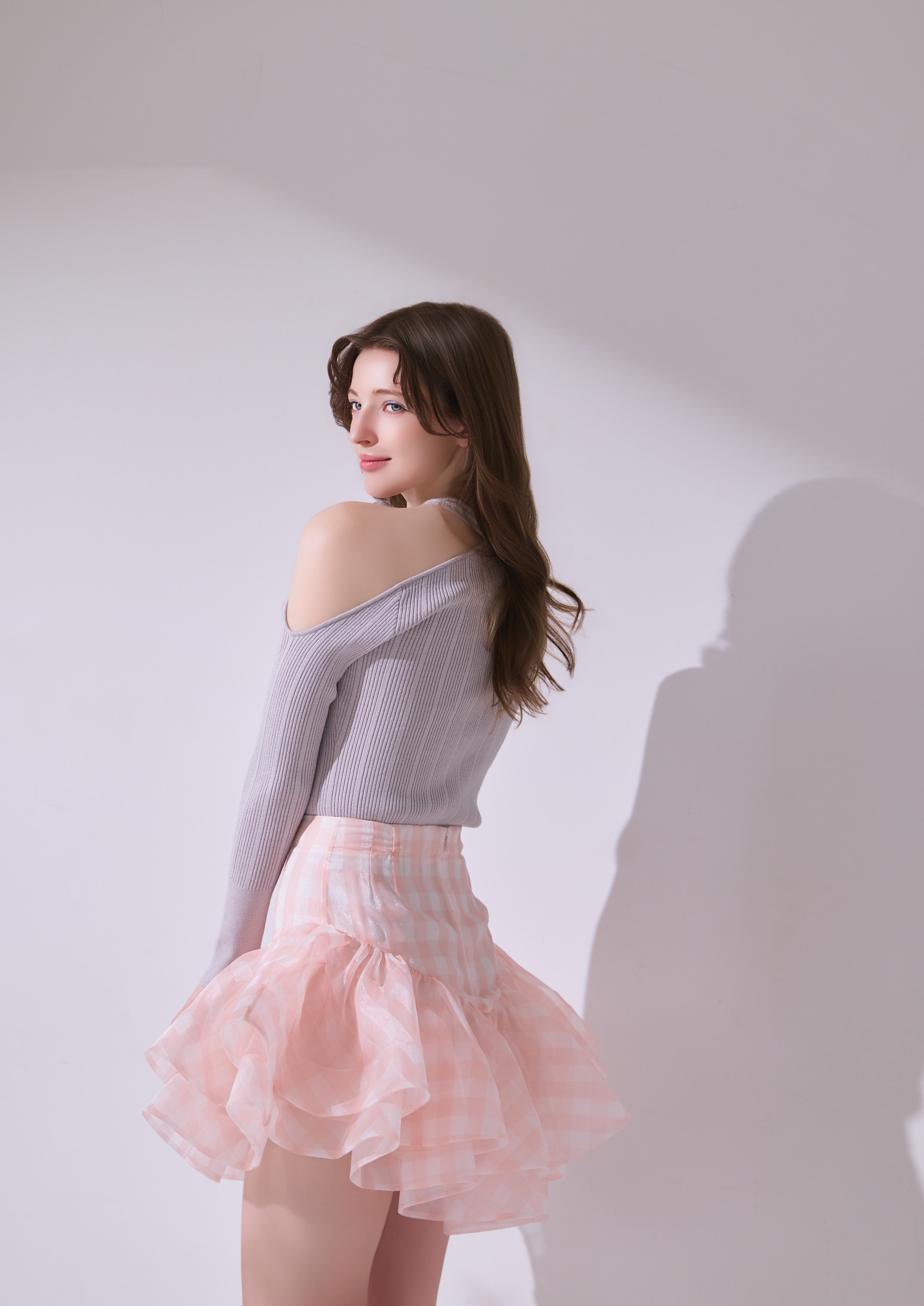 Riu リボンアシンメトリートップス Plover Ribbon Knit Tops – Riu