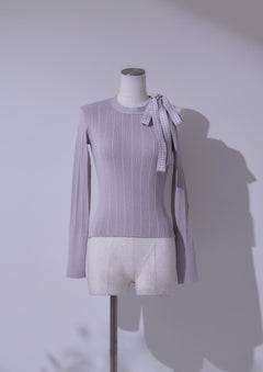 Plover Ribbon Knit Tops