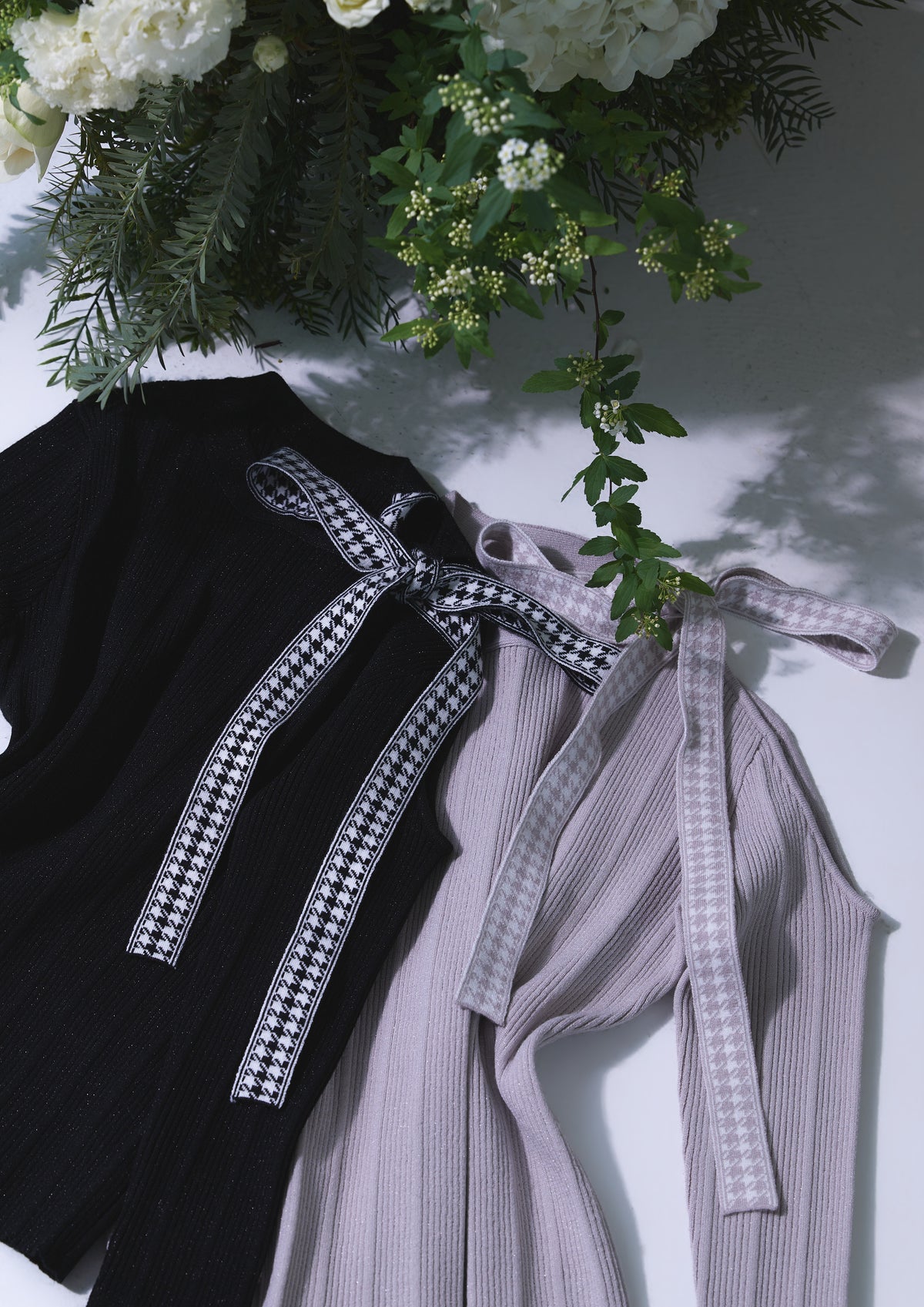 Plover Ribbon Knit Tops