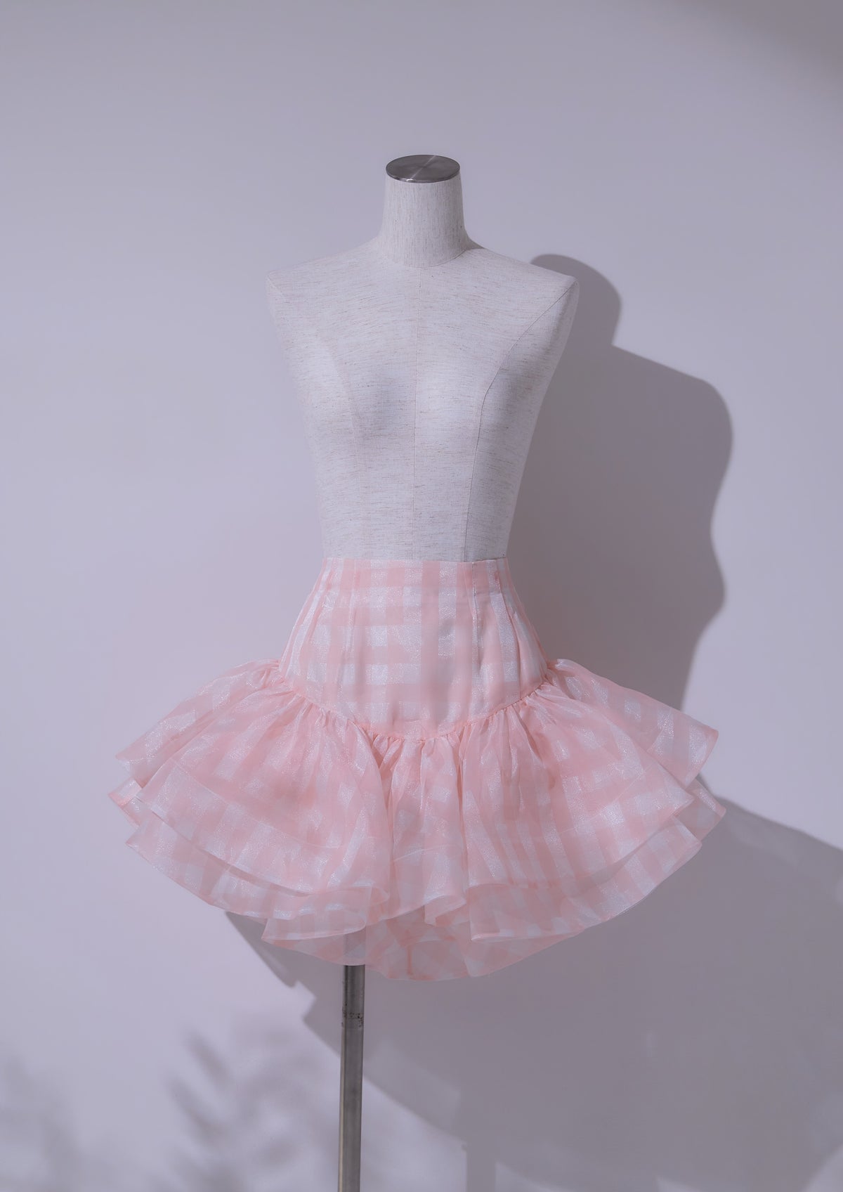 Volée Check Mini Skirt