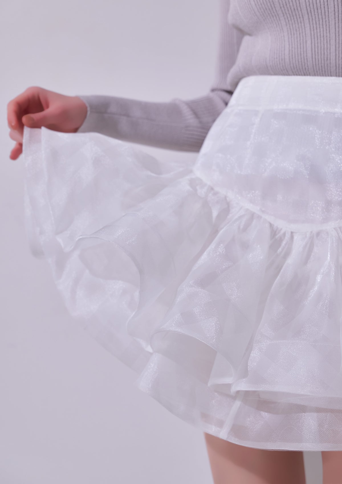 Volée Check Mini Skirt