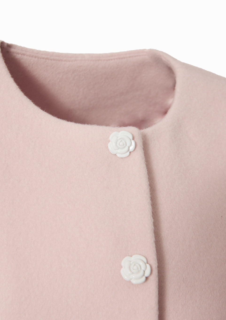 Riu Rose no collar jacket ピンク Rose no collar jacket – Riu
