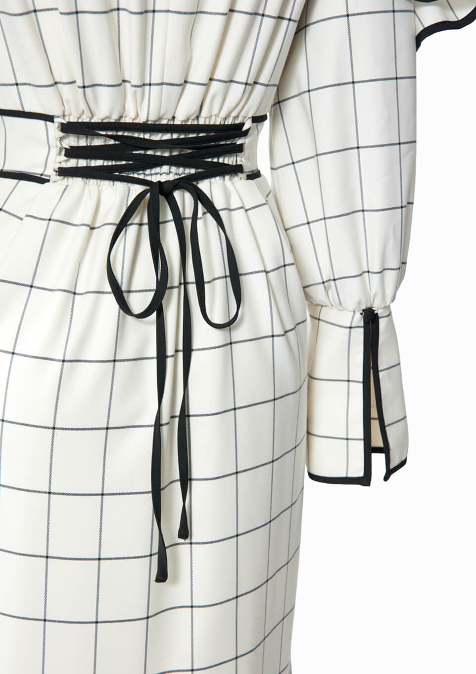 Windowpane piping dress – Riu Windowpane piping dress – Riu